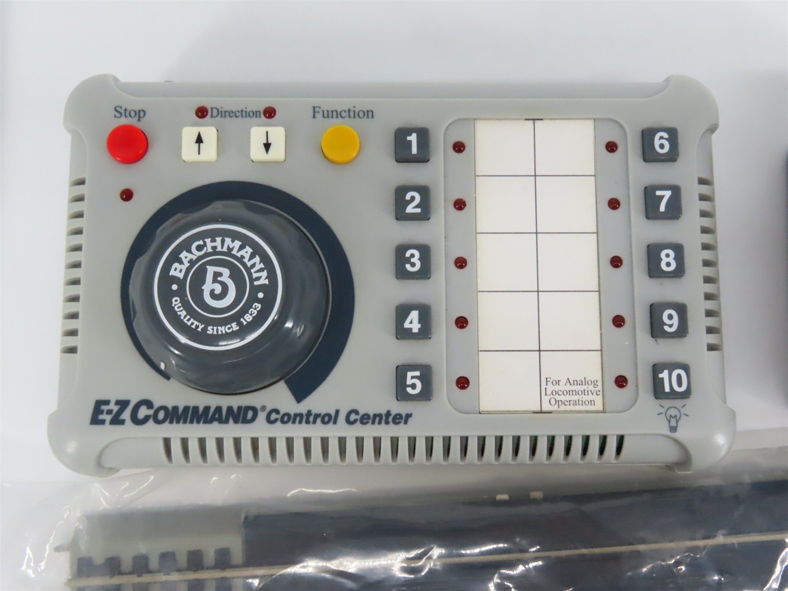 HO Scale Bachmann E-Z Command Controller and Power Track Pieces