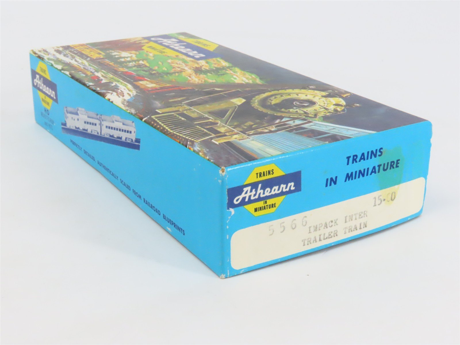 HO Scale Athearn 5566 Impact Inter Trailer Train Flatcar 3-Pack Kit