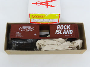 HO Scale Accurail 5122 RI Rock Island Cushion Car 50' Boxcar #35236 Kit