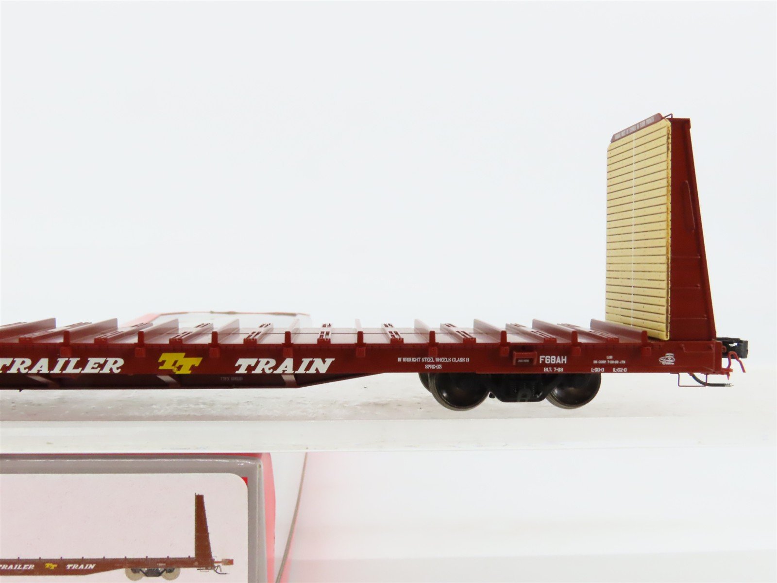 HO Scaletrains.com SXT31158 TTPX Trailer Train BSC Bulkhead Flatcar #80039