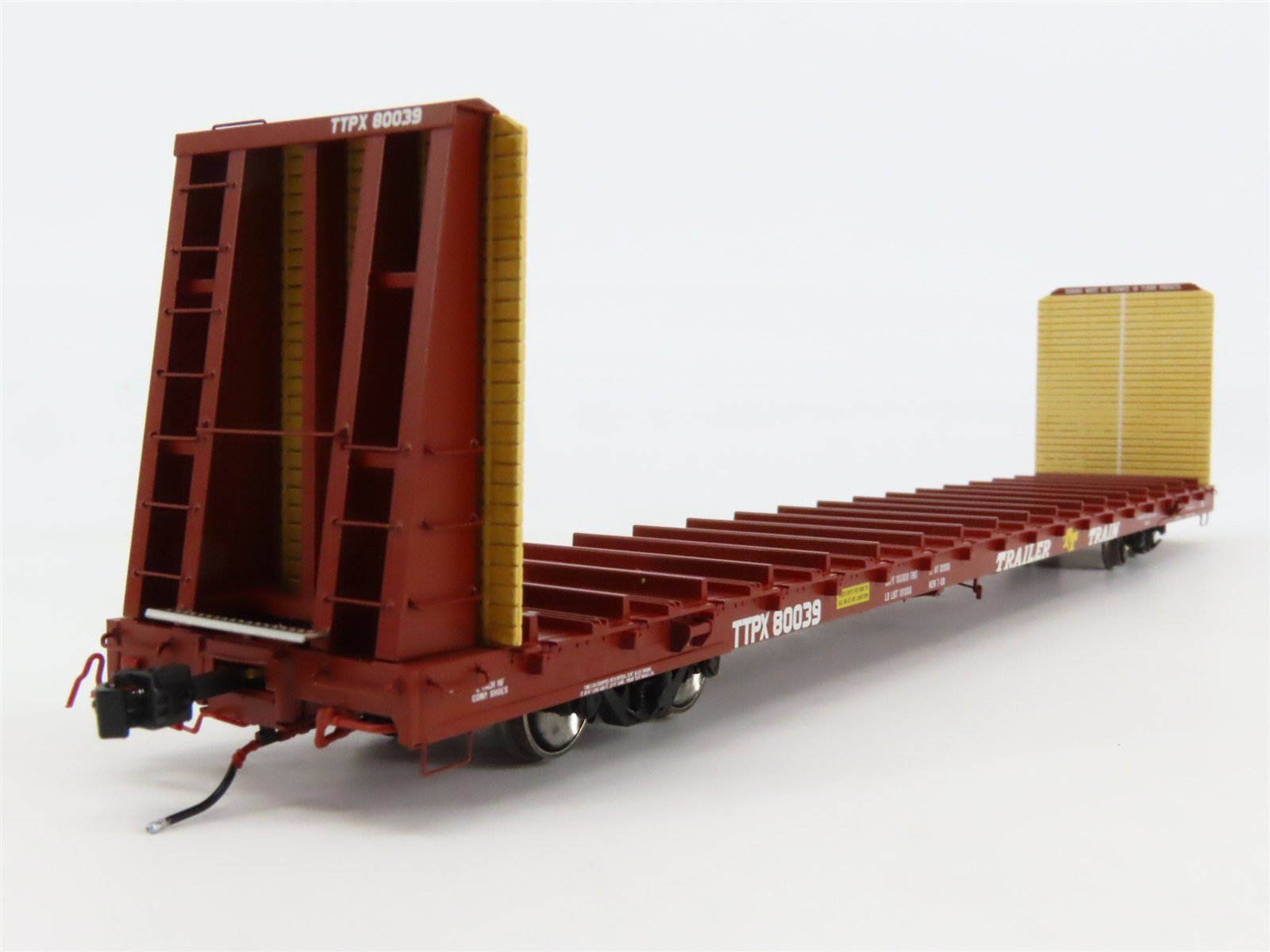 HO Scaletrains.com SXT31158 TTPX Trailer Train BSC Bulkhead Flatcar #80039