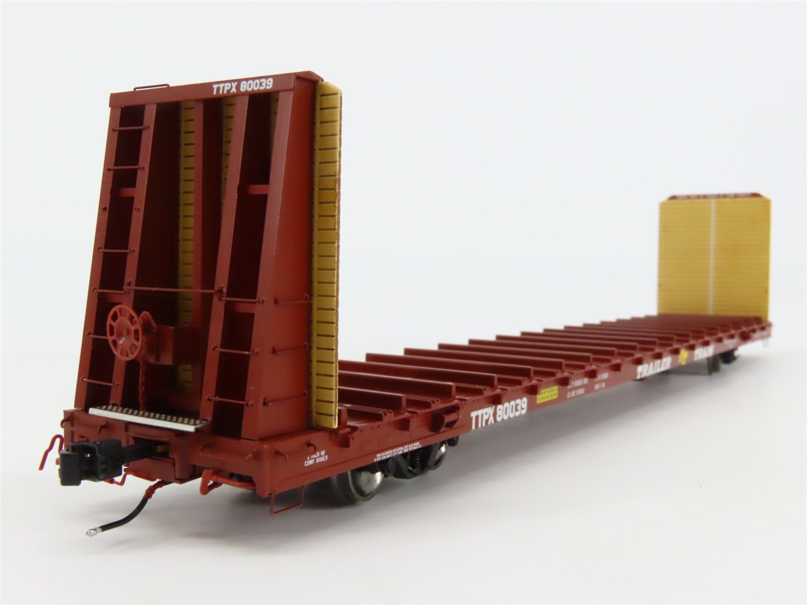 HO Scaletrains.com SXT31158 TTPX Trailer Train BSC Bulkhead Flatcar #80039