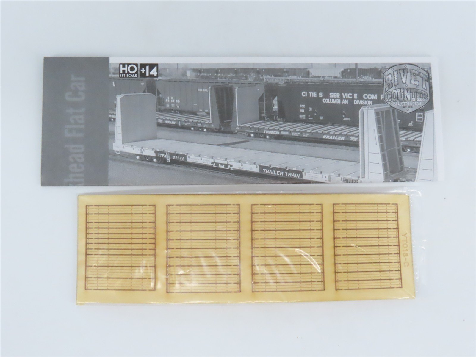 HO Scaletrains.com SXT31158 TTPX Trailer Train BSC Bulkhead Flatcar #80039