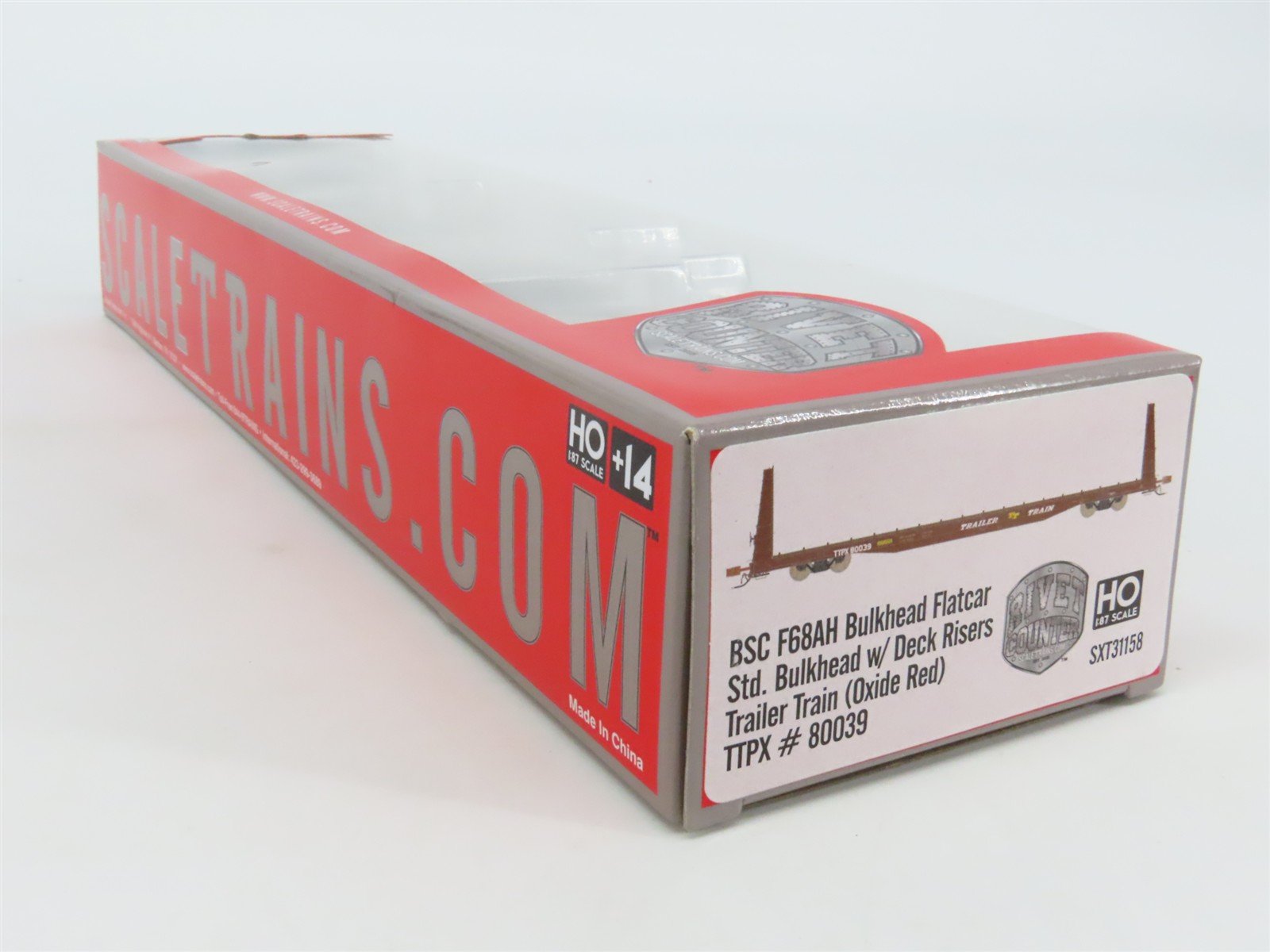HO Scaletrains.com SXT31158 TTPX Trailer Train BSC Bulkhead Flatcar #80039