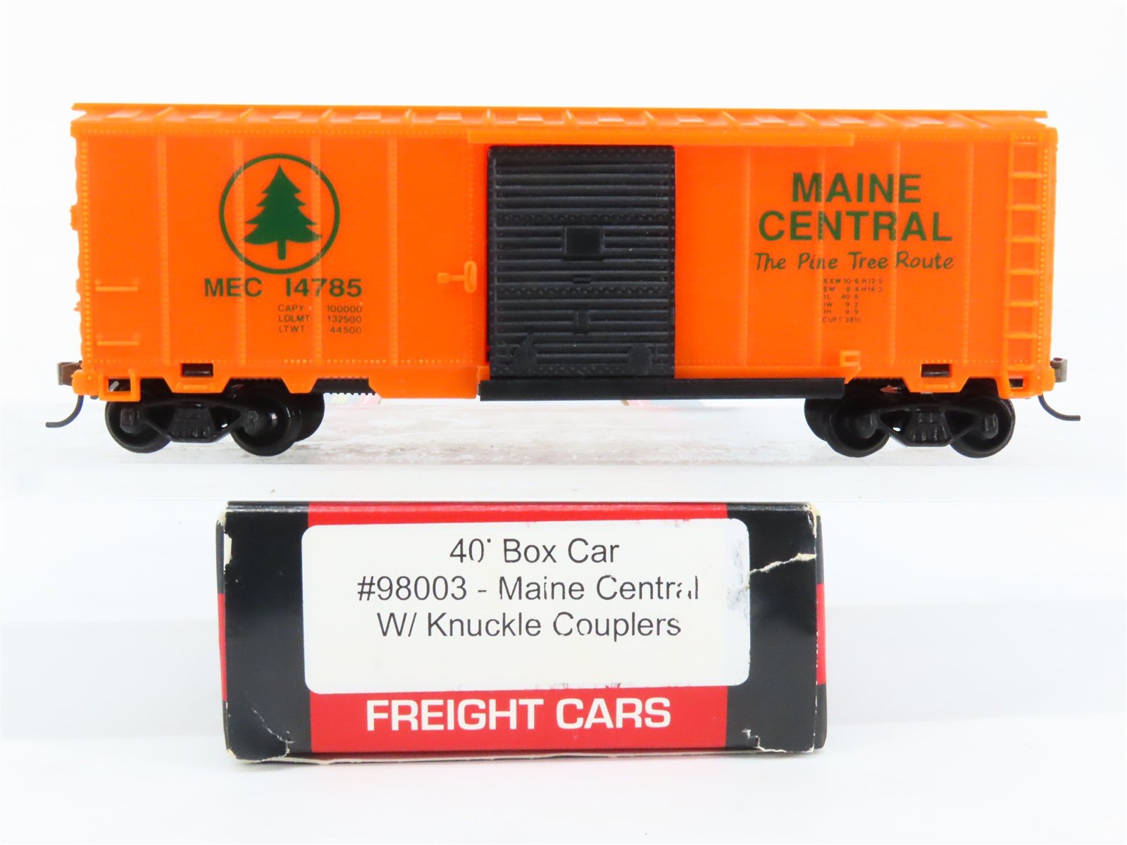 HO Scale Model Power 98003 MEC Maine Central Pine Tree Route 40' Boxcar #14785