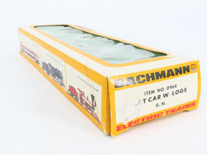 HO Scale Bachmann 0964 GN Great Northern Flatcar #42764 w/Log Loads