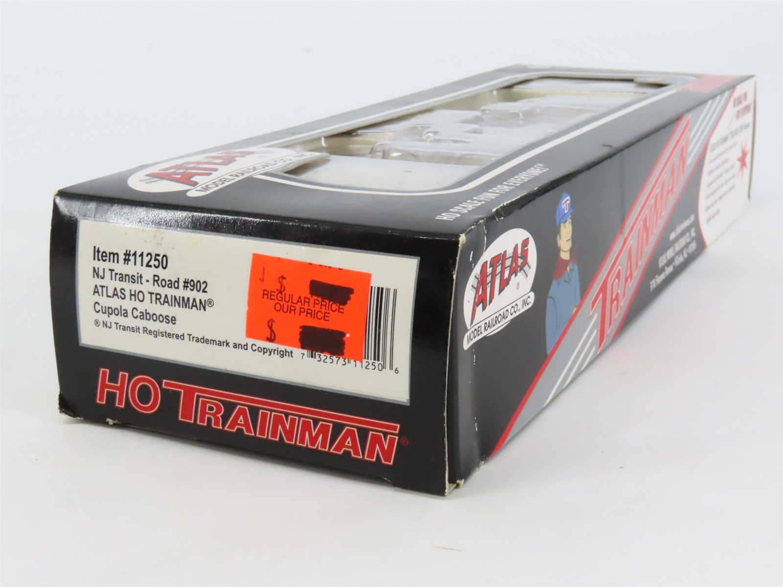 HO Scale Atlas 11250 NJT New Jersey Transit Cupola Caboose #902R