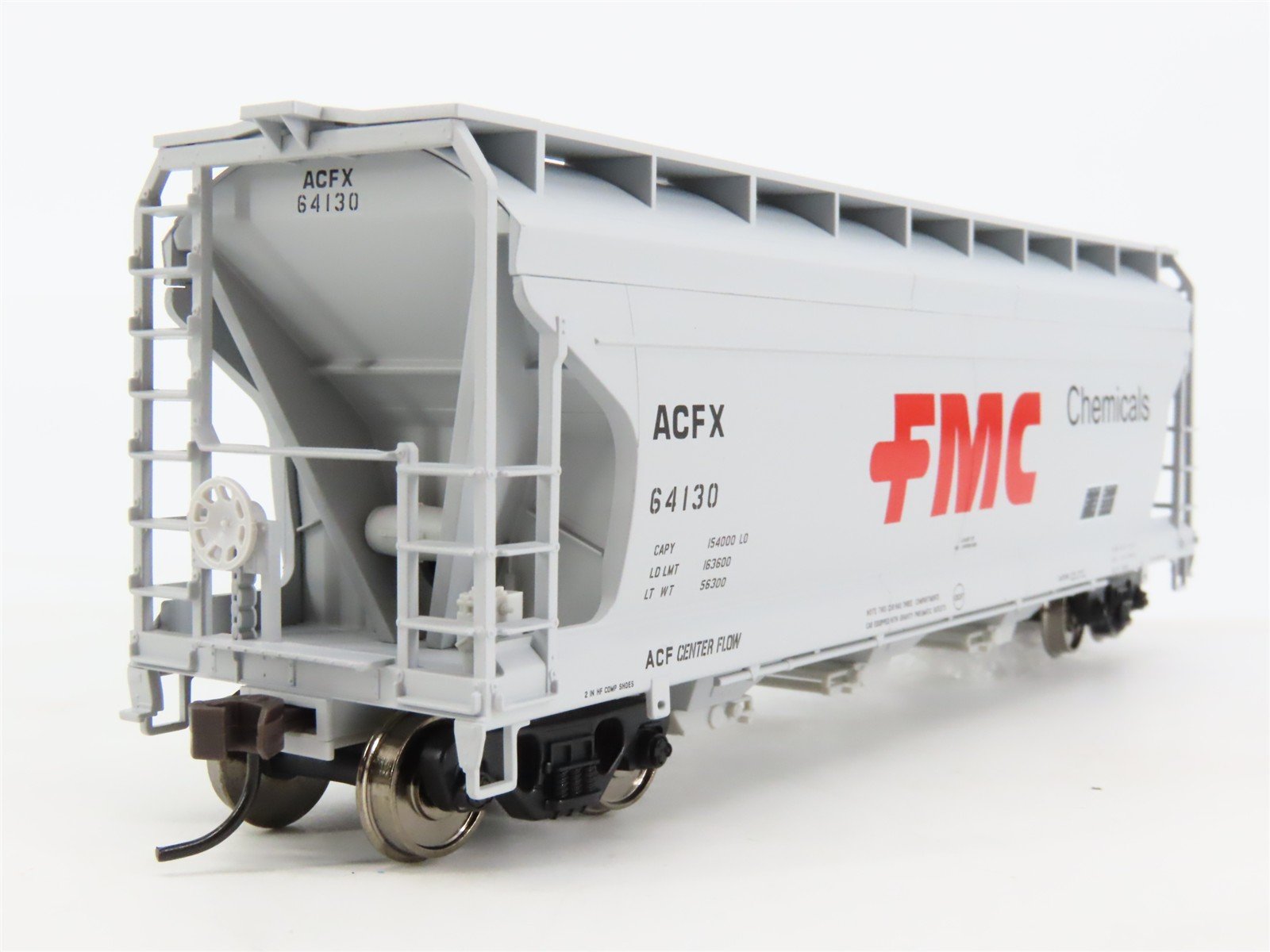 HO Scale Atlas 995 ACFX FMC Chemicals ACF 3560 Covered Hopper #64130