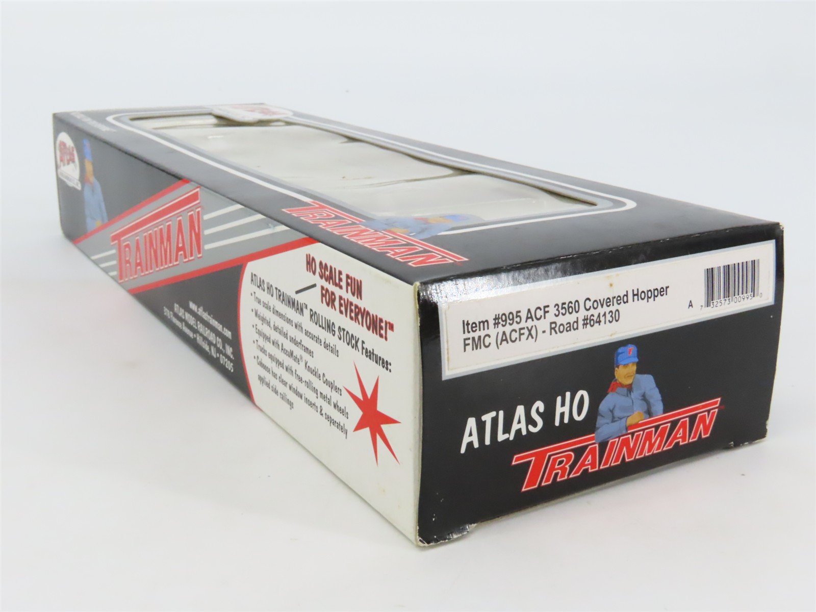 HO Scale Atlas 995 ACFX FMC Chemicals ACF 3560 Covered Hopper #64130
