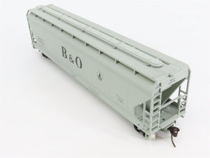 HO Scale Accuready 92075 B&O Baltimore & Ohio 3-Bay Covered Hopper #837029