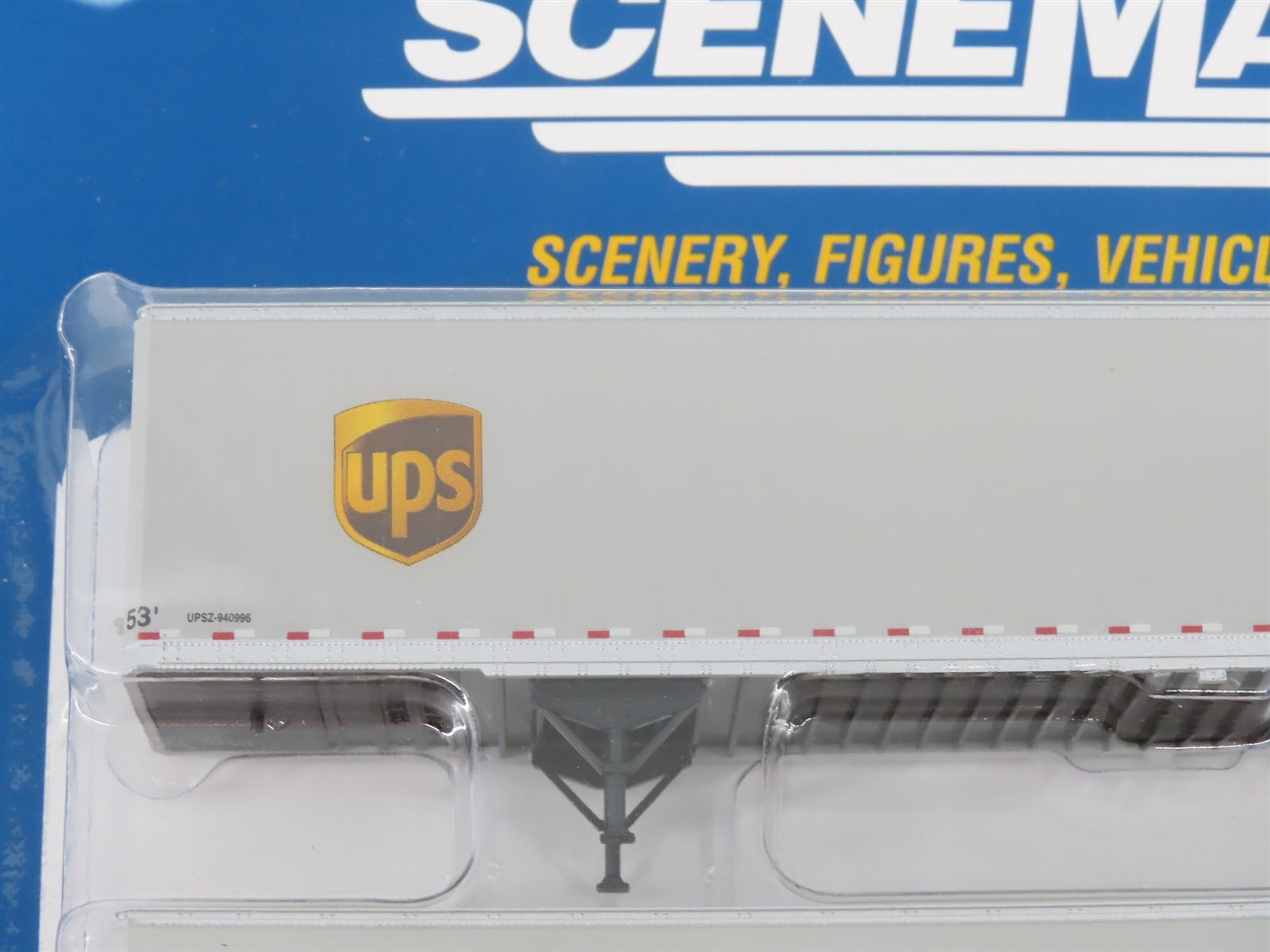 HO Scale Walthers SceneMaster 949-2460 UPS 53' Stoughton Trailer 2-Pack Sealed