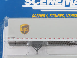 HO Scale Walthers SceneMaster 949-2460 UPS 53' Stoughton Trailer 2-Pack Sealed
