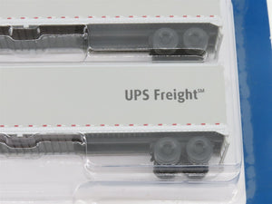 HO Scale Walthers SceneMaster 949-2460 UPS 53' Stoughton Trailer 2-Pack Sealed