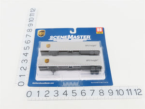 HO Scale Walthers SceneMaster 949-2460 UPS 53' Stoughton Trailer 2-Pack Sealed