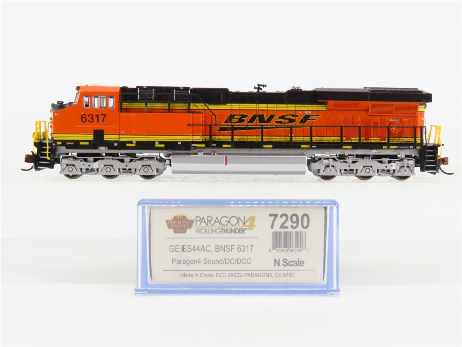 N Scale Broadway Limited BLI 7290 BNSF Railway GE ES44AC Diesel #6317 - Paragon4