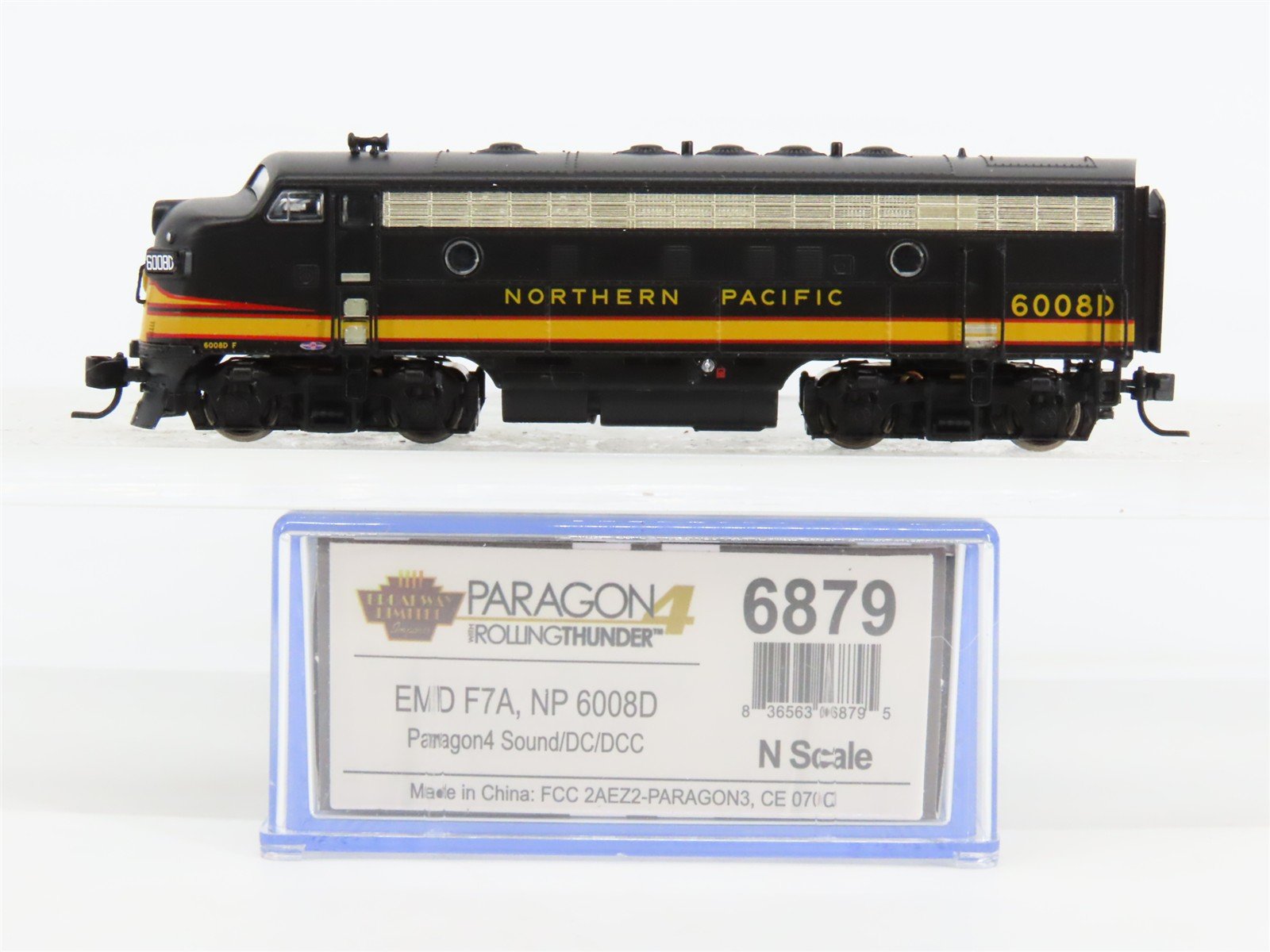 N Broadway Limited BLI 6879 NP Northern Pacific EMD F7A Diesel #6008D - Paragon4