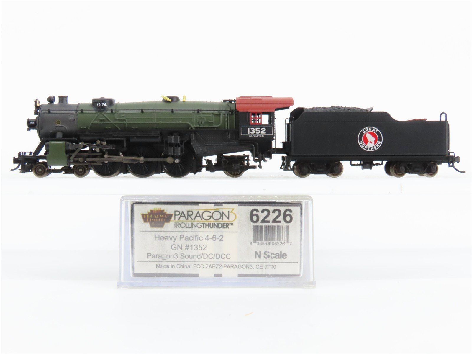 N Scale Broadway Limited BLI 6226 GN 4-6-2 Heavy Pacific Steam #1352 - Paragon3