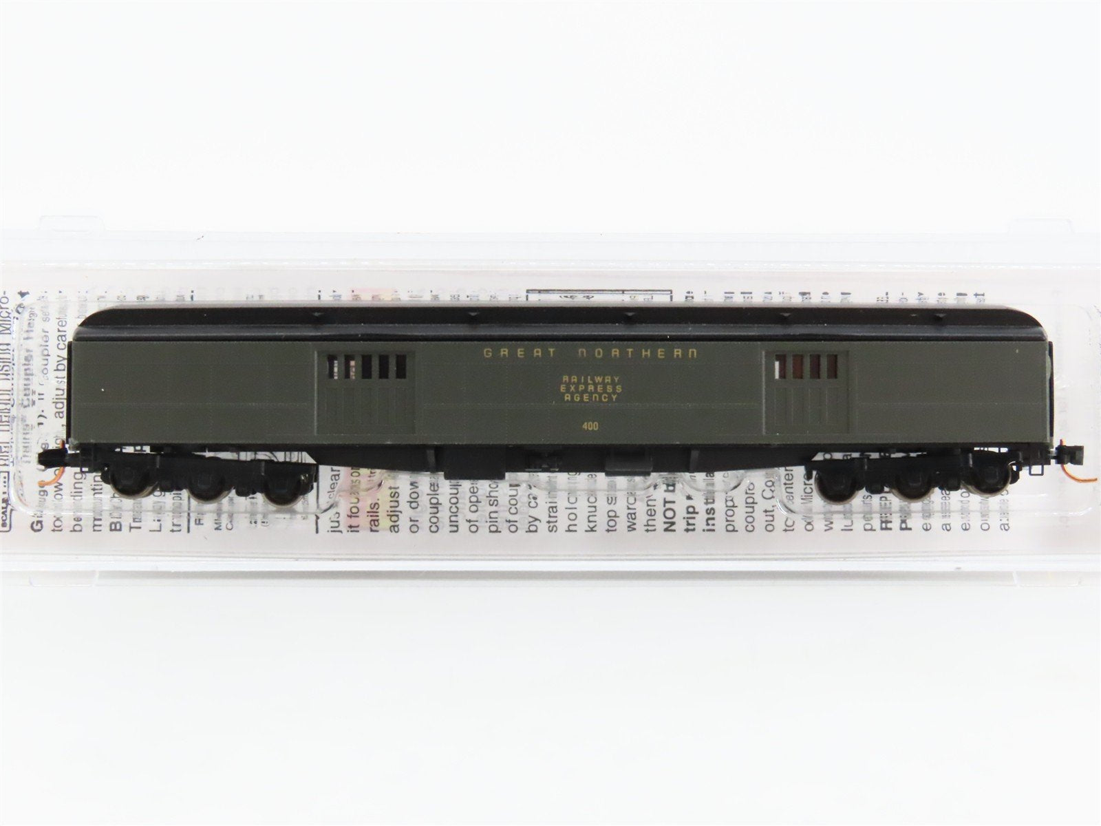 N Micro-Trains MTL 14700020 GN Great Northern Baggage Passenger #400 - Upgraded