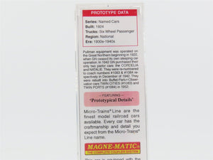 N Micro-Trains MTL 14300020 GN 83' 28-1 Parlor Passenger 