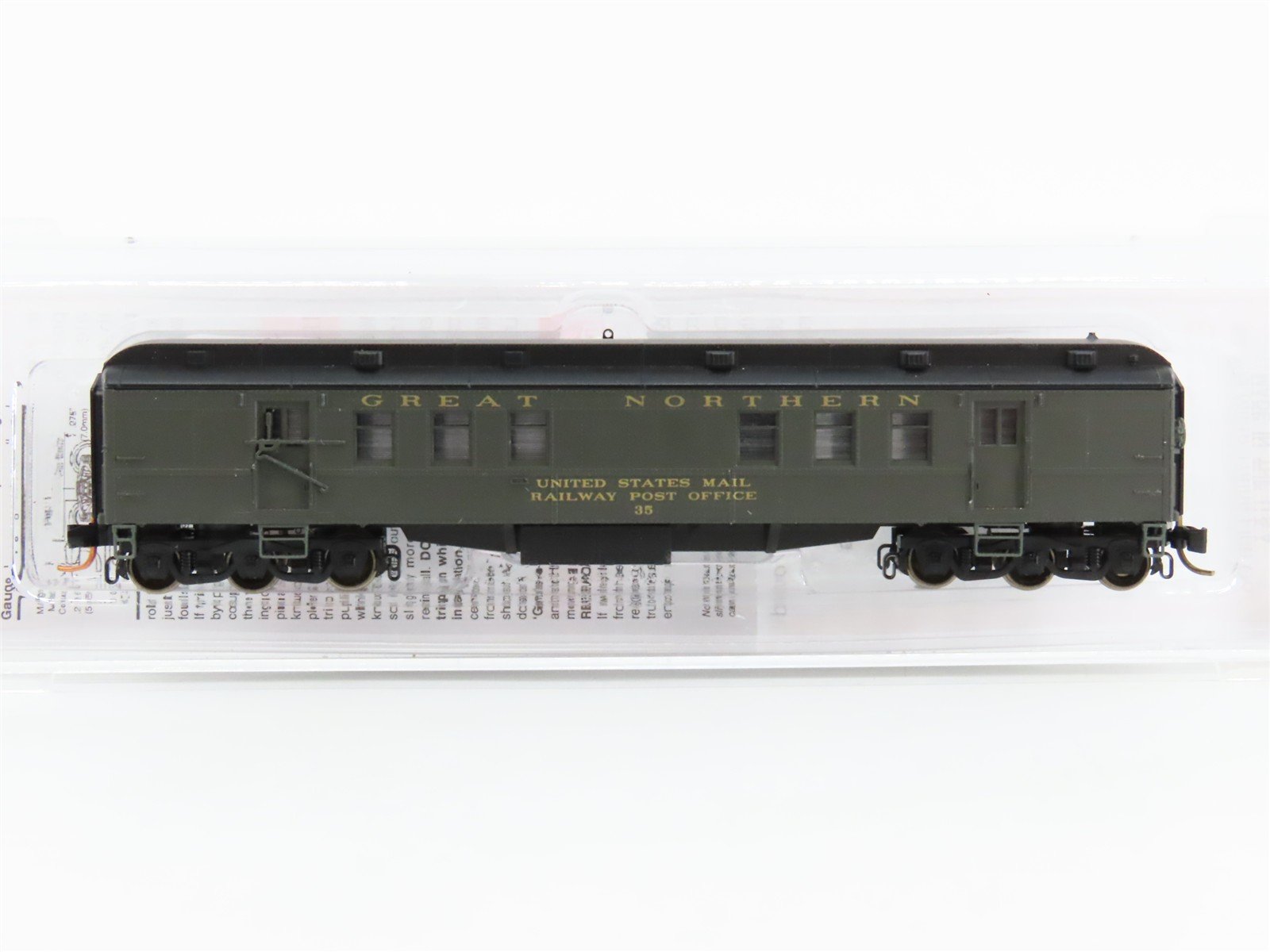 N Micro-Trains MTL 14000010 GN Great Northern RPO Passenger Car #35 - Upgraded