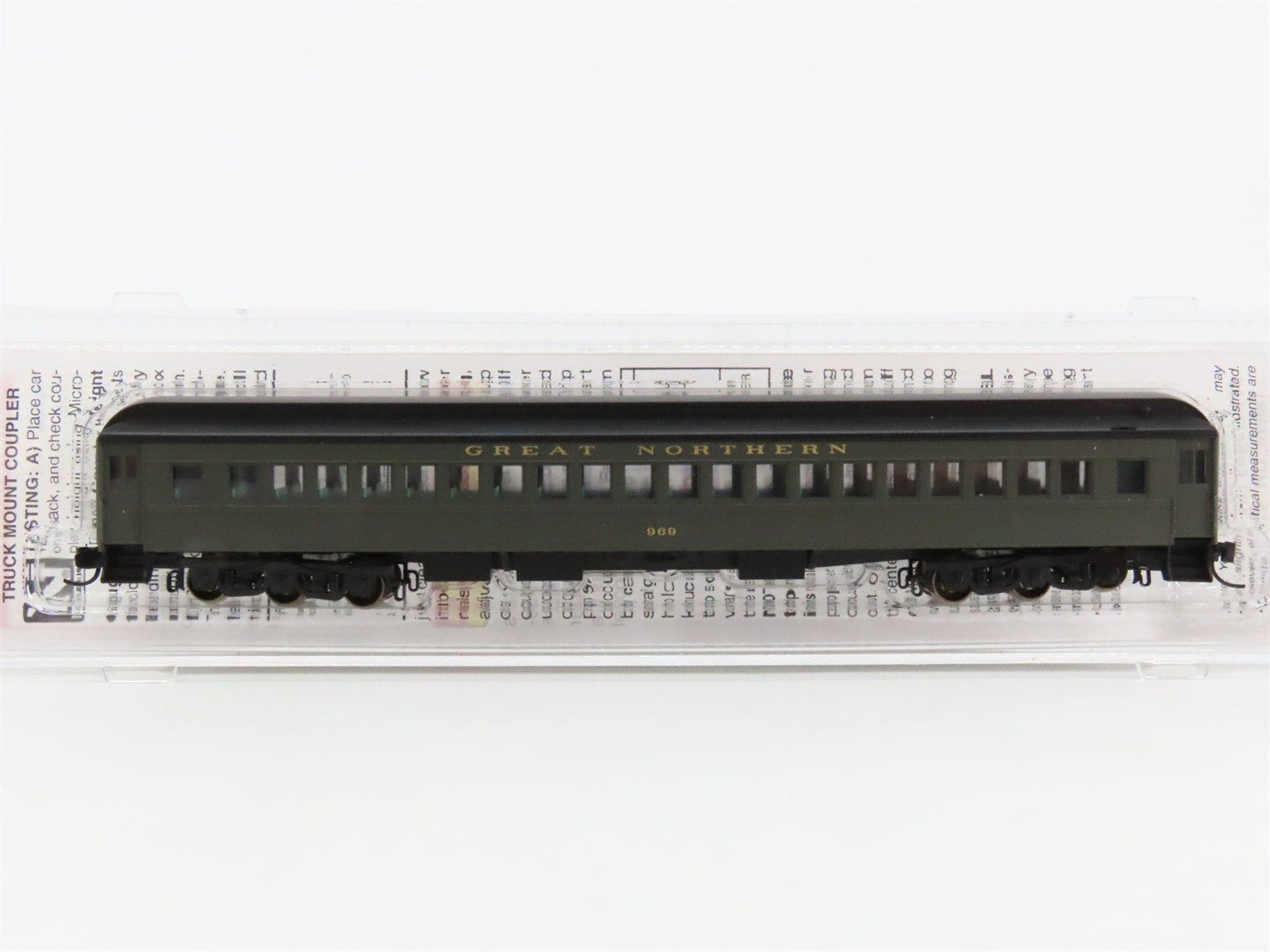 N Micro-Trains MTL 16000020 GN Great Northern 78' Coach Passenger #969 -Upgraded