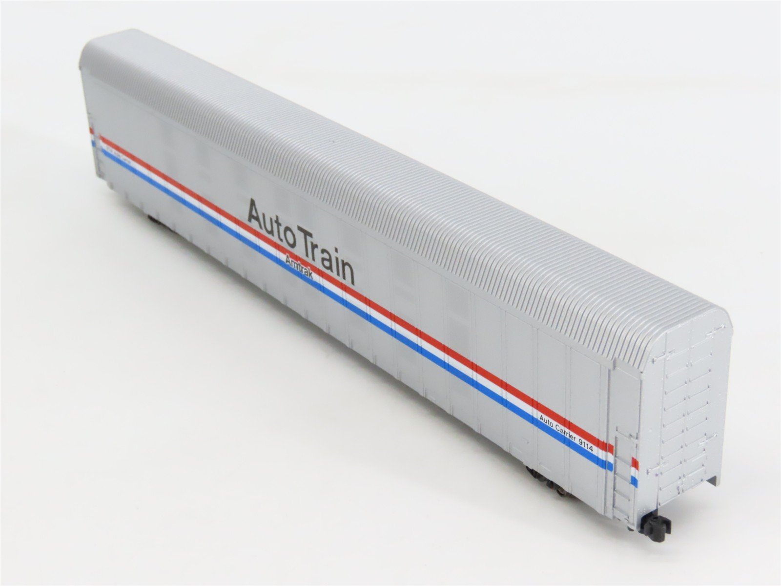 N KATO 106-5507 AMTK Amtrak AutoTrain Phase III Enclosed Autorack 4-Car Set #1
