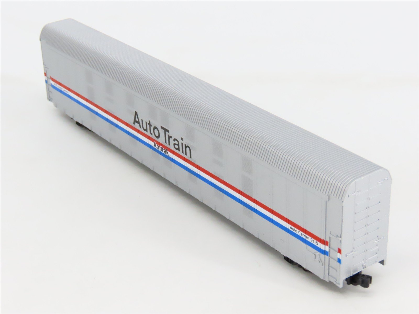 N KATO 106-5507 AMTK Amtrak AutoTrain Phase III Enclosed Autorack 4-Car Set #1