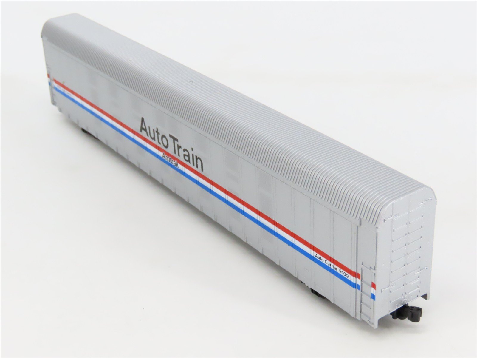 N KATO 106-5507 AMTK Amtrak AutoTrain Phase III Enclosed Autorack 4-Car Set #1