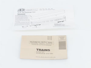 HO Scale Con-Cor Kit 0001-000920 Undecorated 72' RPO Passenger Car