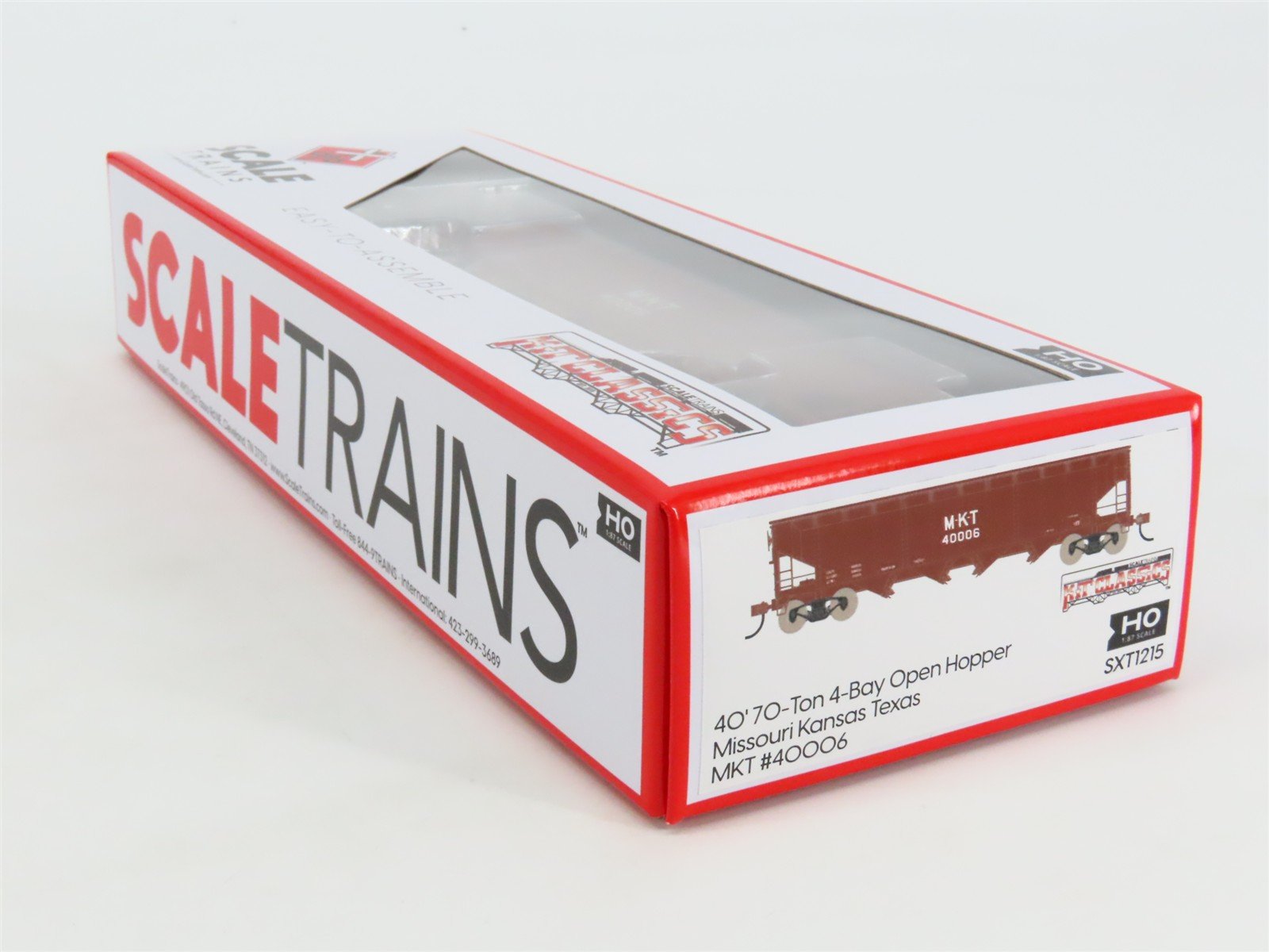 HO Scaletrains.com SXT1215 MKT Railway 40' 70-Ton Open Hopper #40006 Kit