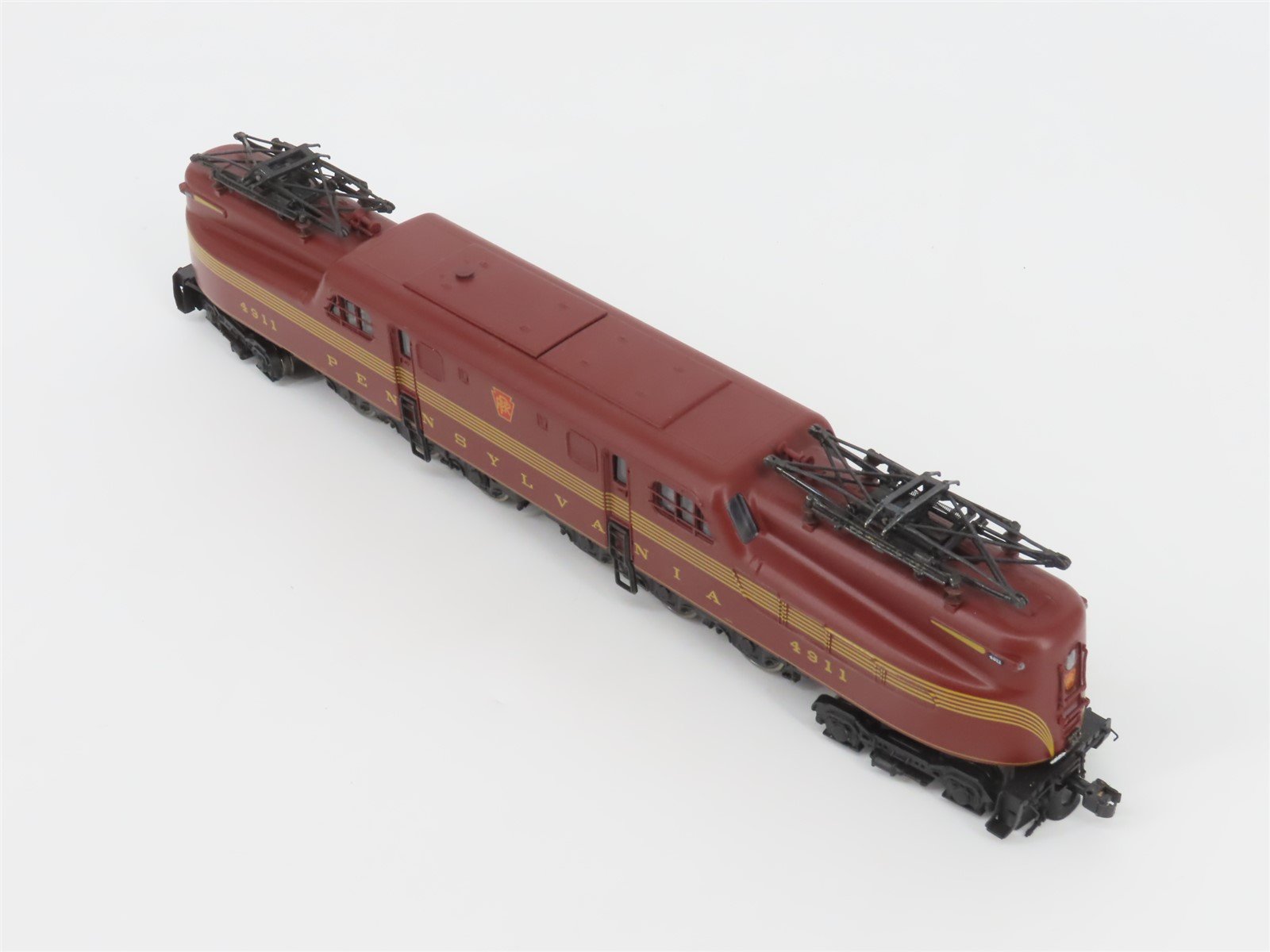 HO Scale MTH 80-2147-1 PRR Tuscan 5-Stripe GG1 Electric #4911 w/ DCC & Sound