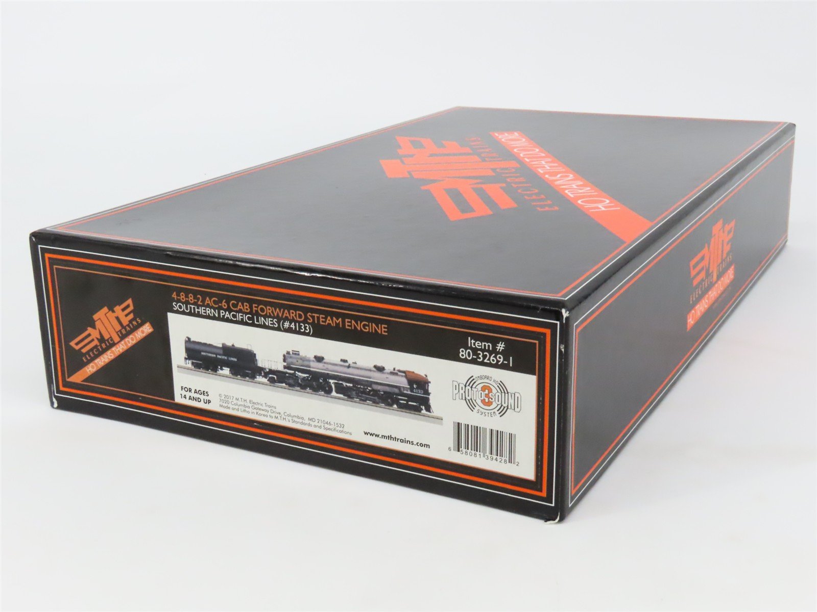 HO Scale MTH 80-3269-1 SP 4-8-8-2 AC-6 Cab Forward Steam #4133 - ProtoSound3