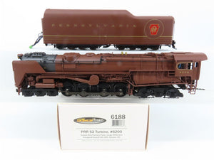 HO Broadway BLI BRASS HYBRID 6188 PRR 6-8-6 S2 Turbine Steam #6200 - Paragon4