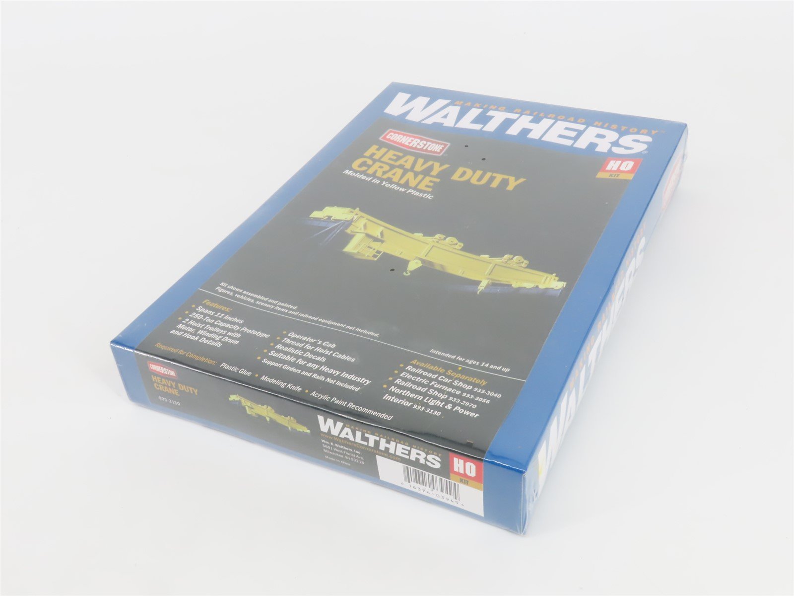 HO Scale Walthers Cornerstone Kit #933-3150 Heavy Duty Overhead Crane - Sealed
