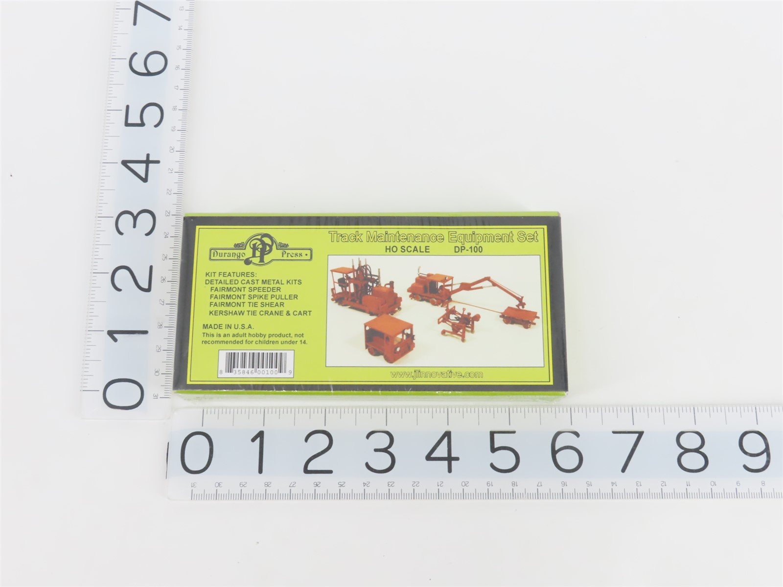 HO 1/87 Scale Durango Press Kit DP-100 Track Maintenance Equipment