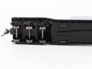 HO Bachmann Silver 18348 Unlettered 58' Depressed Center Flat Car w/ Transformer