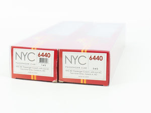 HO Broadway Limited BLI 6440 NYC New York Central 80' Coach Passenger 2-Pack