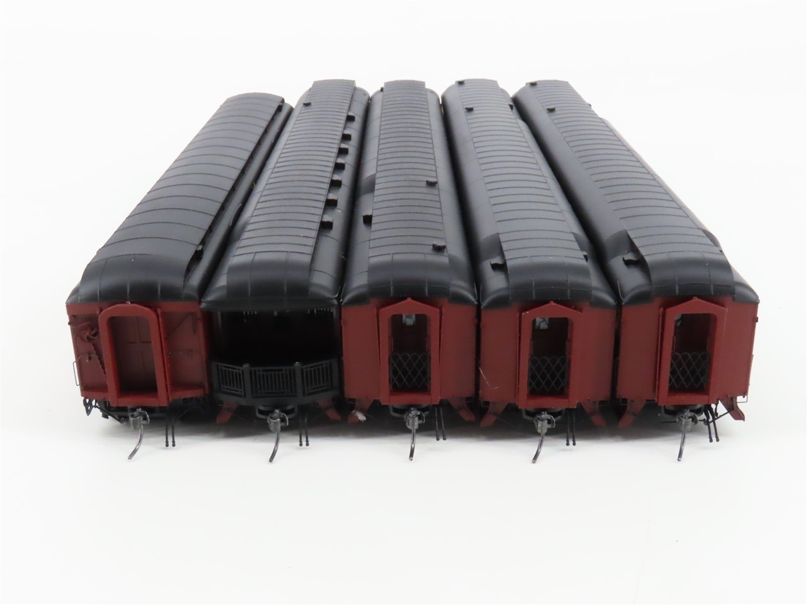 HO Scale MTH PRR Pennsylvania Tuscan Passenger 5-Car Set