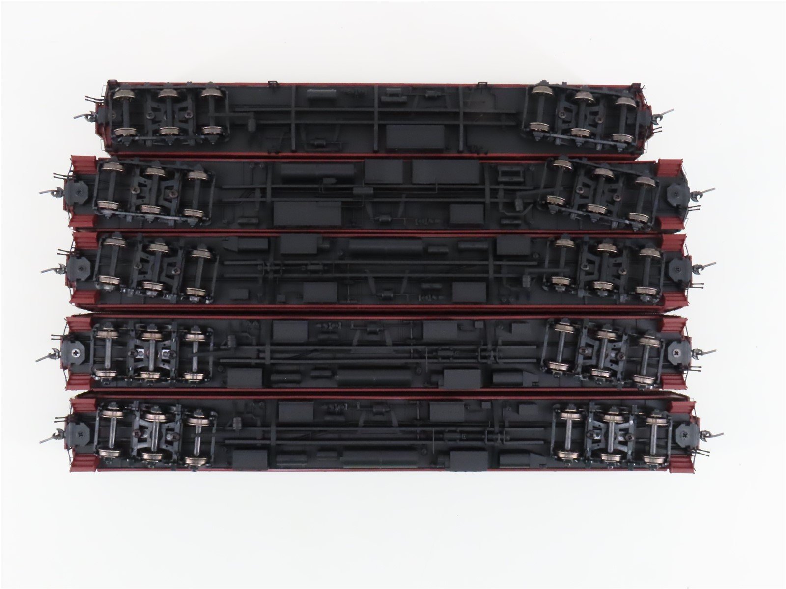 HO Scale MTH PRR Pennsylvania Tuscan Passenger 5-Car Set