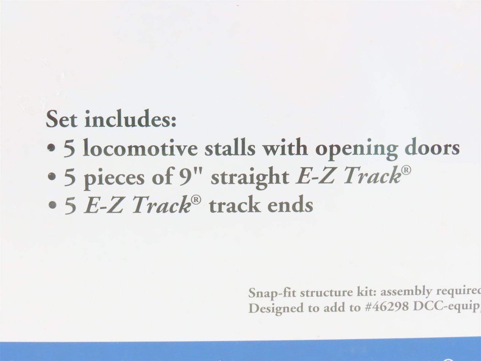 HO 1/87 Scale Bachmann Kit #45020 Five Bay Roundhouse w/ E-Z Track - SEALED