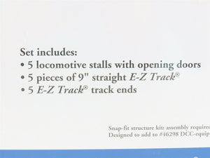 HO 1/87 Scale Bachmann Kit #45020 Five Bay Roundhouse w/ E-Z Track - SEALED