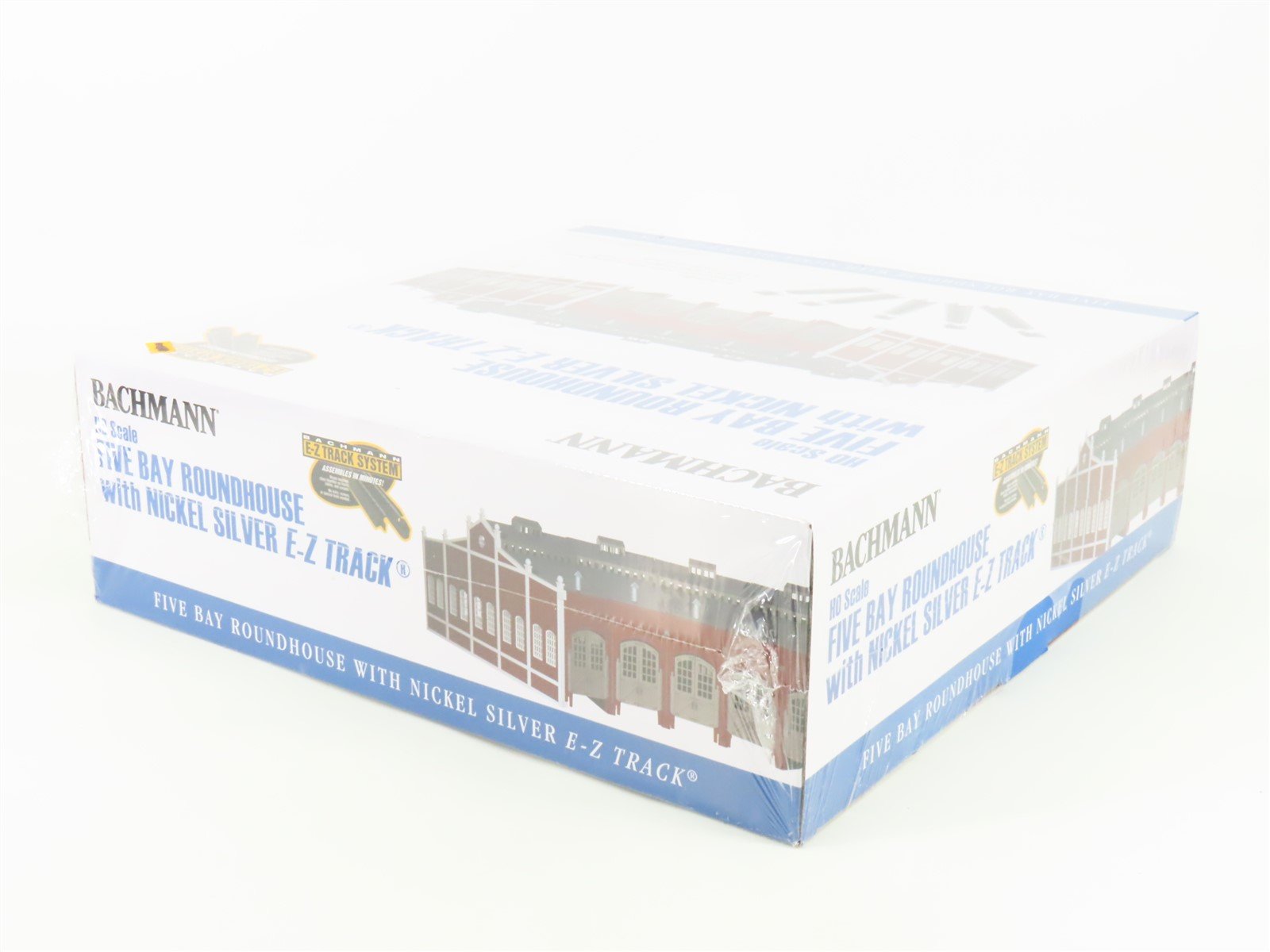 HO 1/87 Scale Bachmann Kit #45020 Five Bay Roundhouse w/ E-Z Track - SEALED
