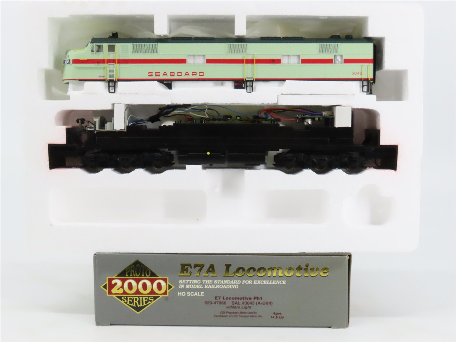 HO Scale Proto 2000 920-47966 SAL Seaboard Air Line E7A Diesel Loco #3045