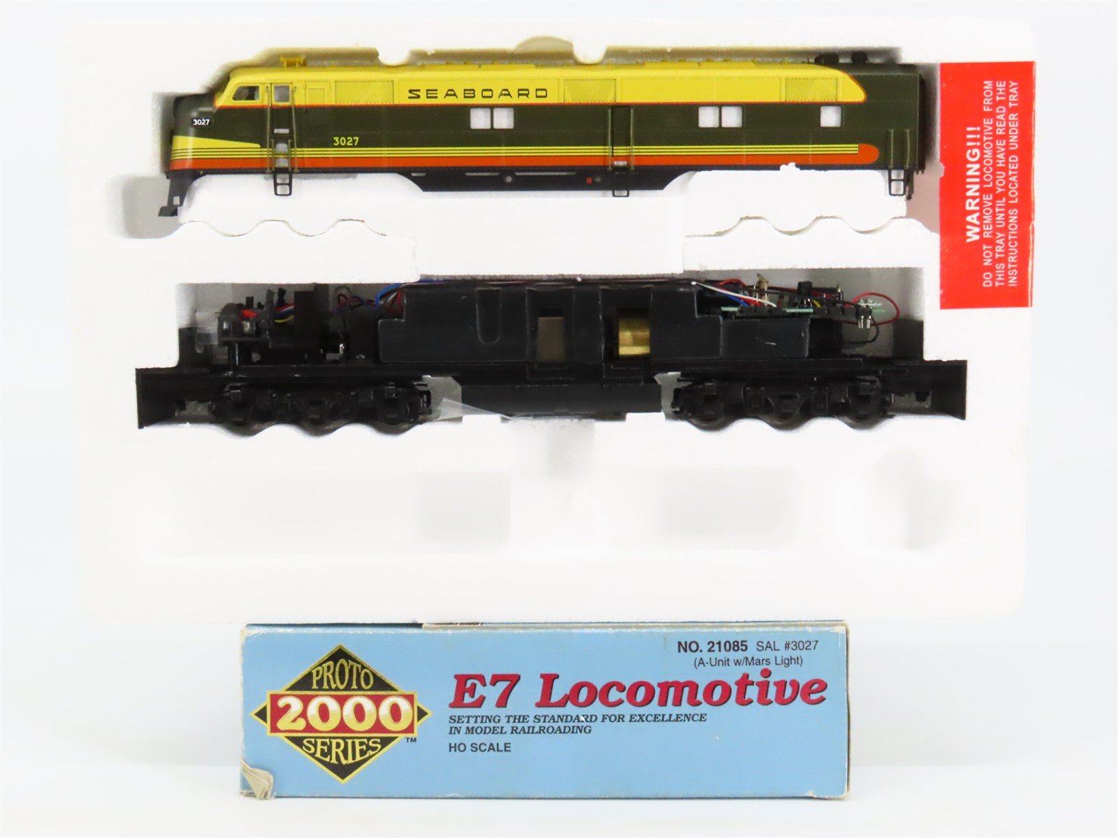 HO Scale Proto 2000 21085 SAL Seaboard E7A Diesel Locomotive #3027