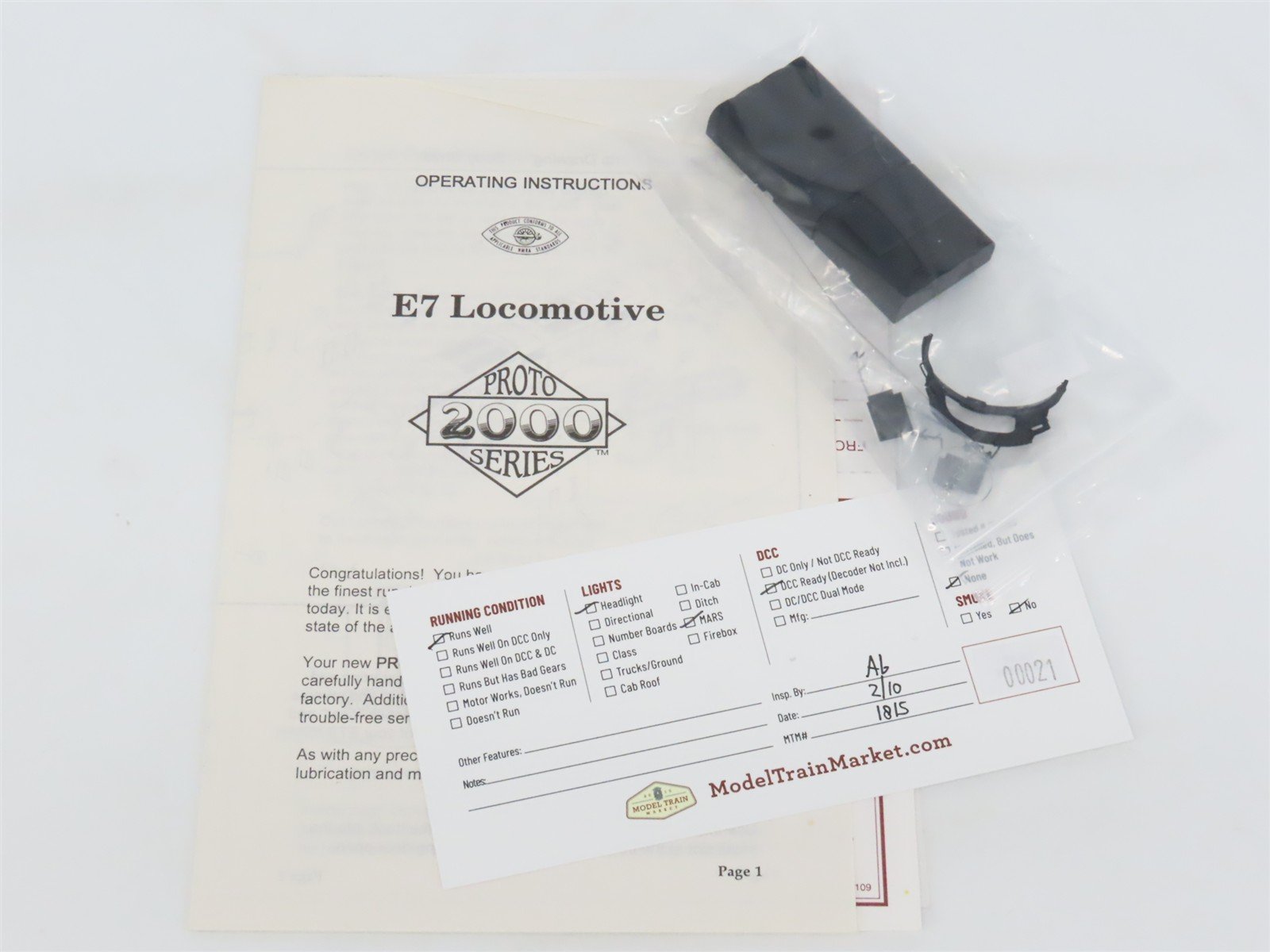 HO Scale Proto 2000 21085 SAL Seaboard E7A Diesel Locomotive #3027