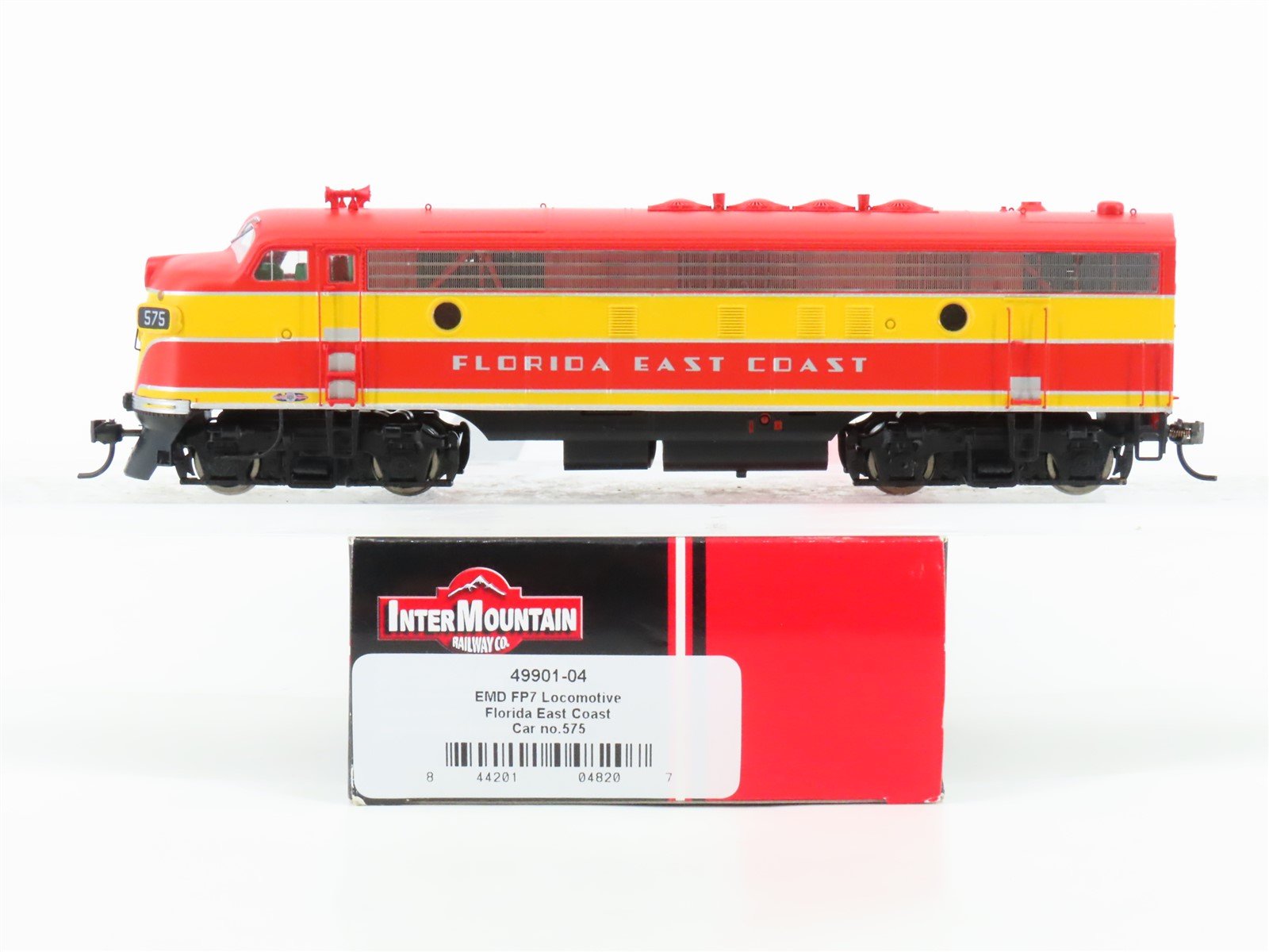 HO Intermountain 49901-04 FEC Florida East Coast FP7A Diesel Locomotive #573