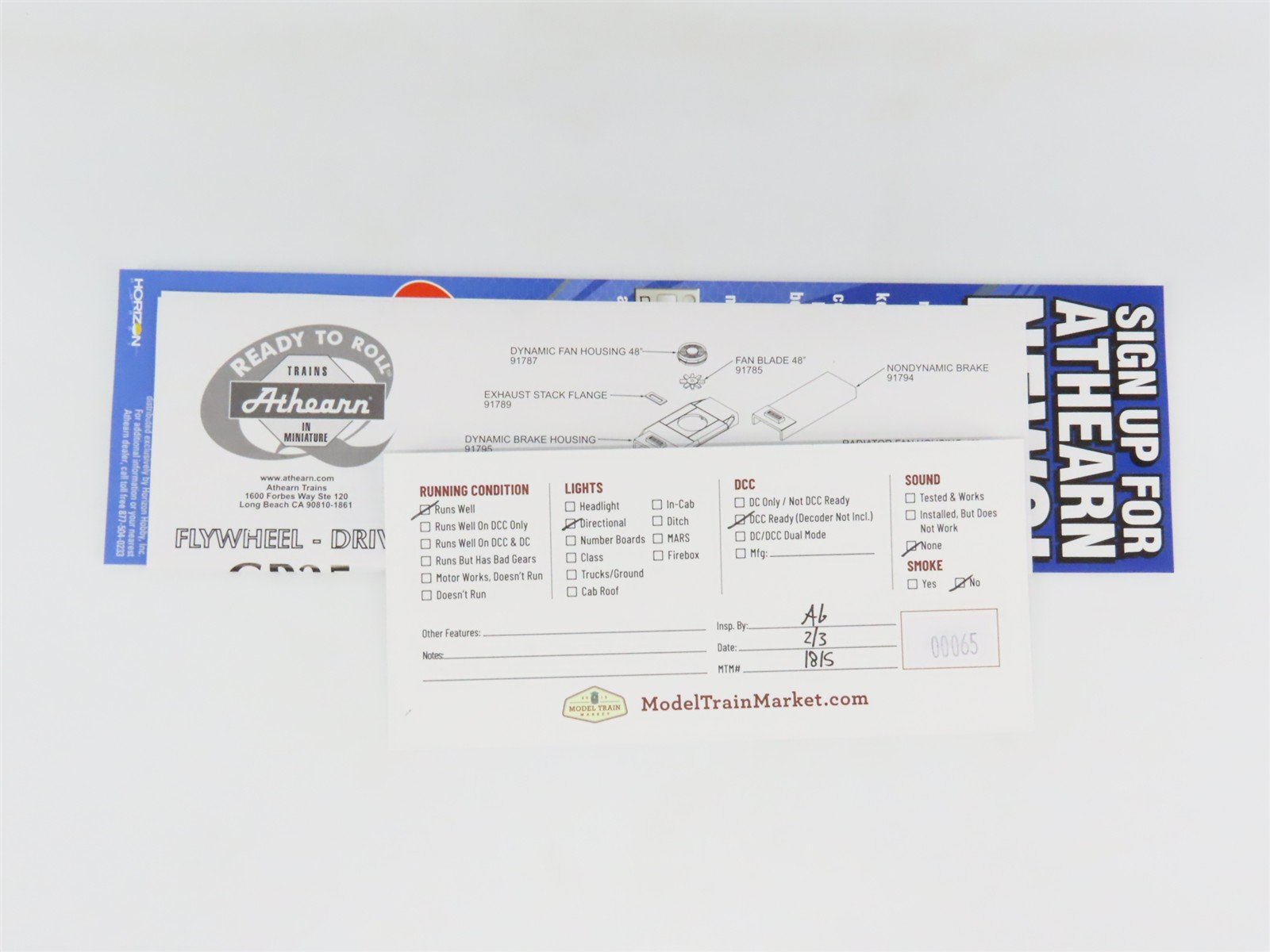 HO Scale Athearn 96064 SAL Seaboard Air Line EMD GP35 Diesel #535 - DCC Ready