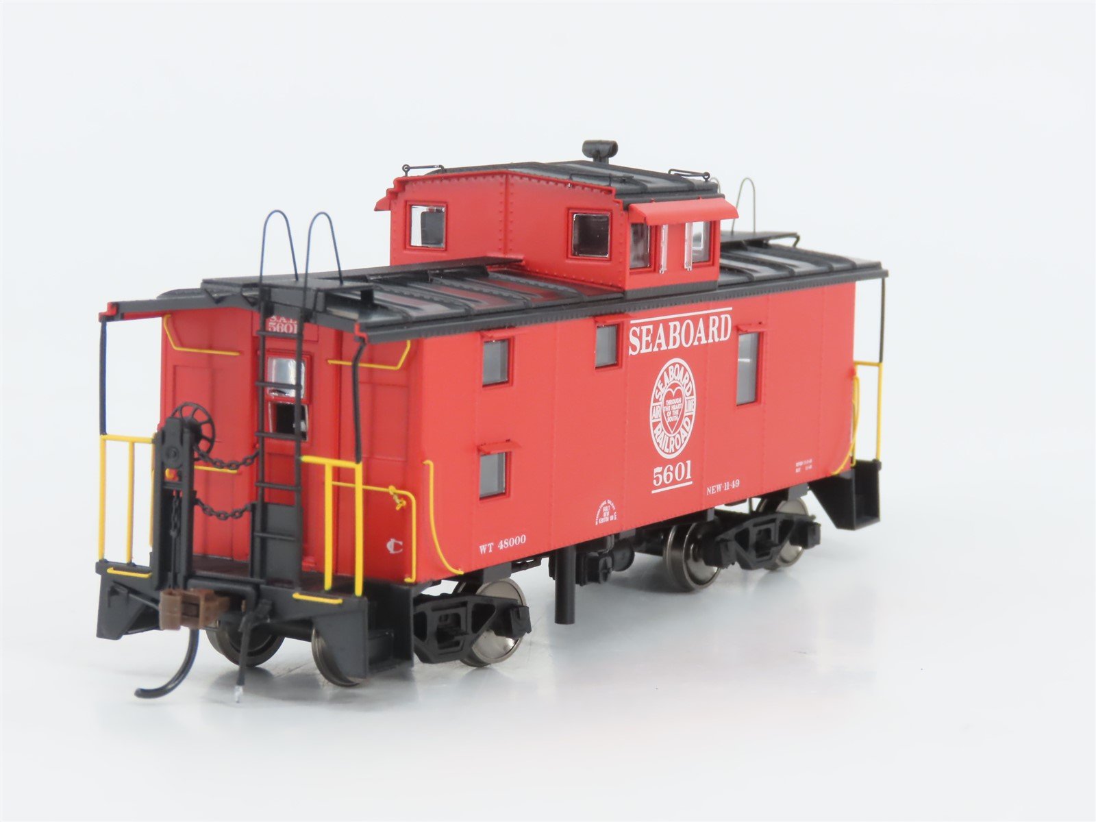 HO Athearn Genesis ATHG78510 SAL Seaboard Air Line Cupola Caboose #5601 Lighted