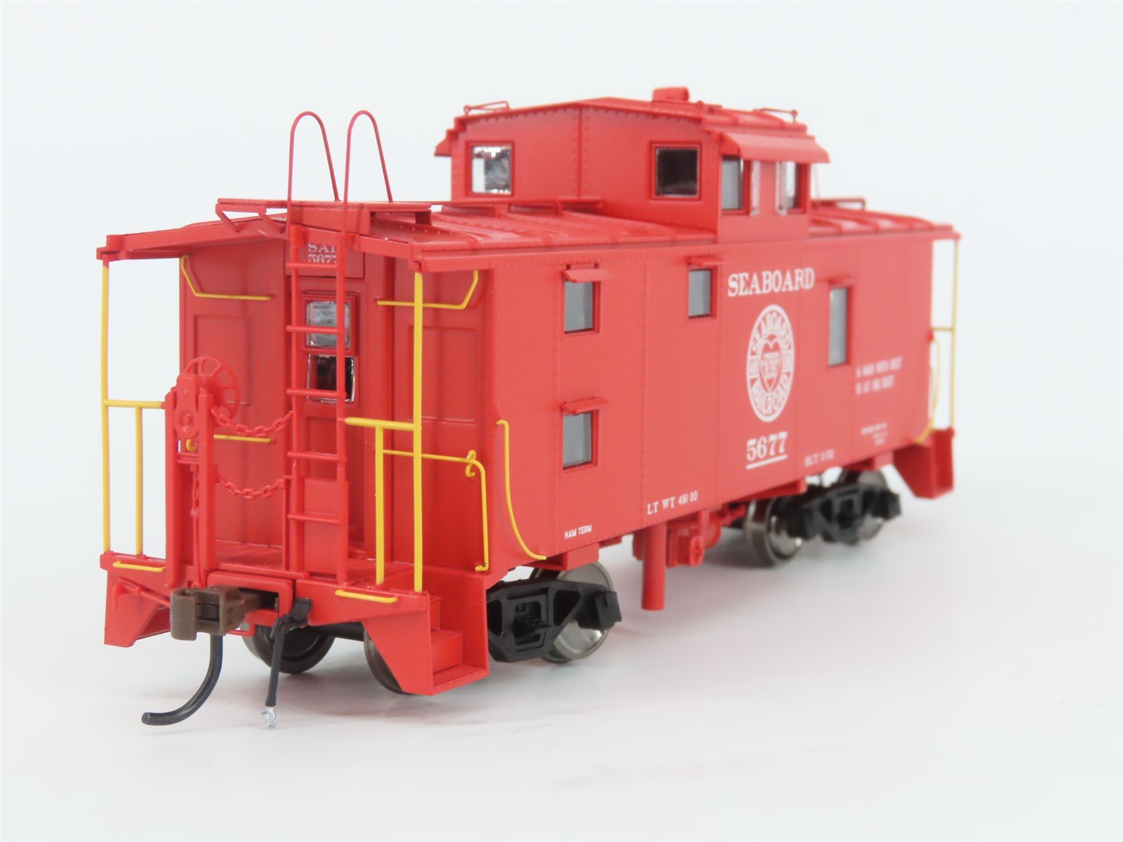HO Scale Athearn Genesis ATHG78509 SAL Seaboard Air Line Caboose #5677 - Lighted