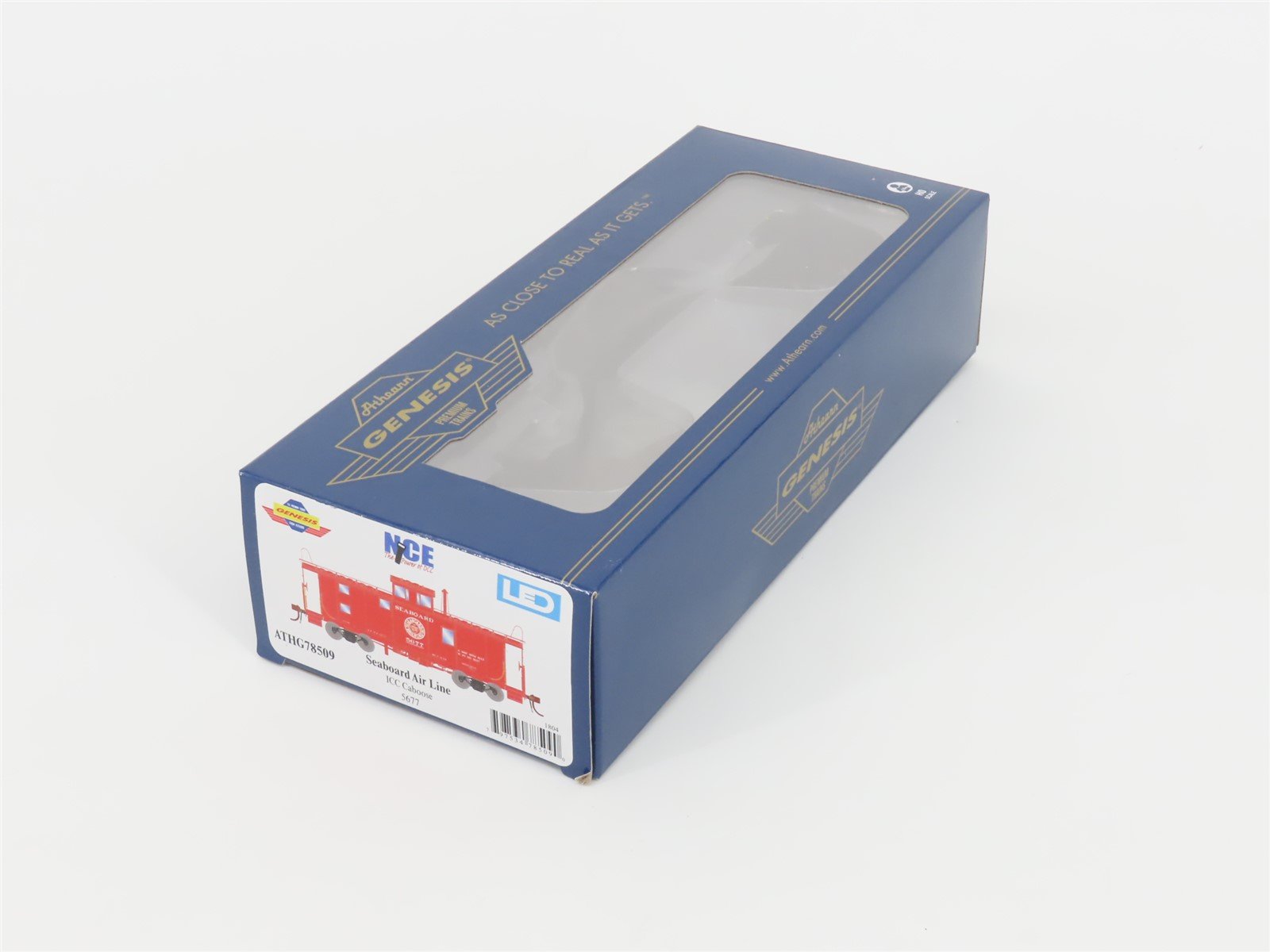 HO Scale Athearn Genesis ATHG78509 SAL Seaboard Air Line Caboose #5677 - Lighted